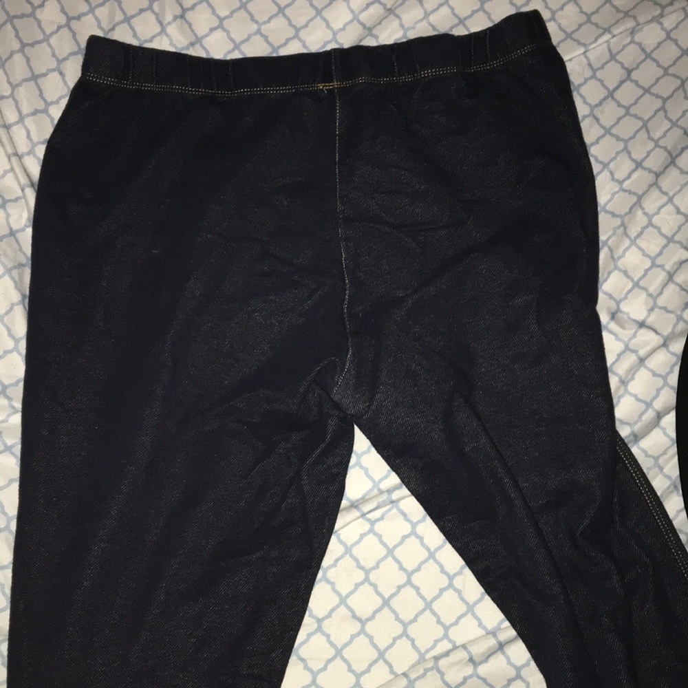 Denim looking leggings.